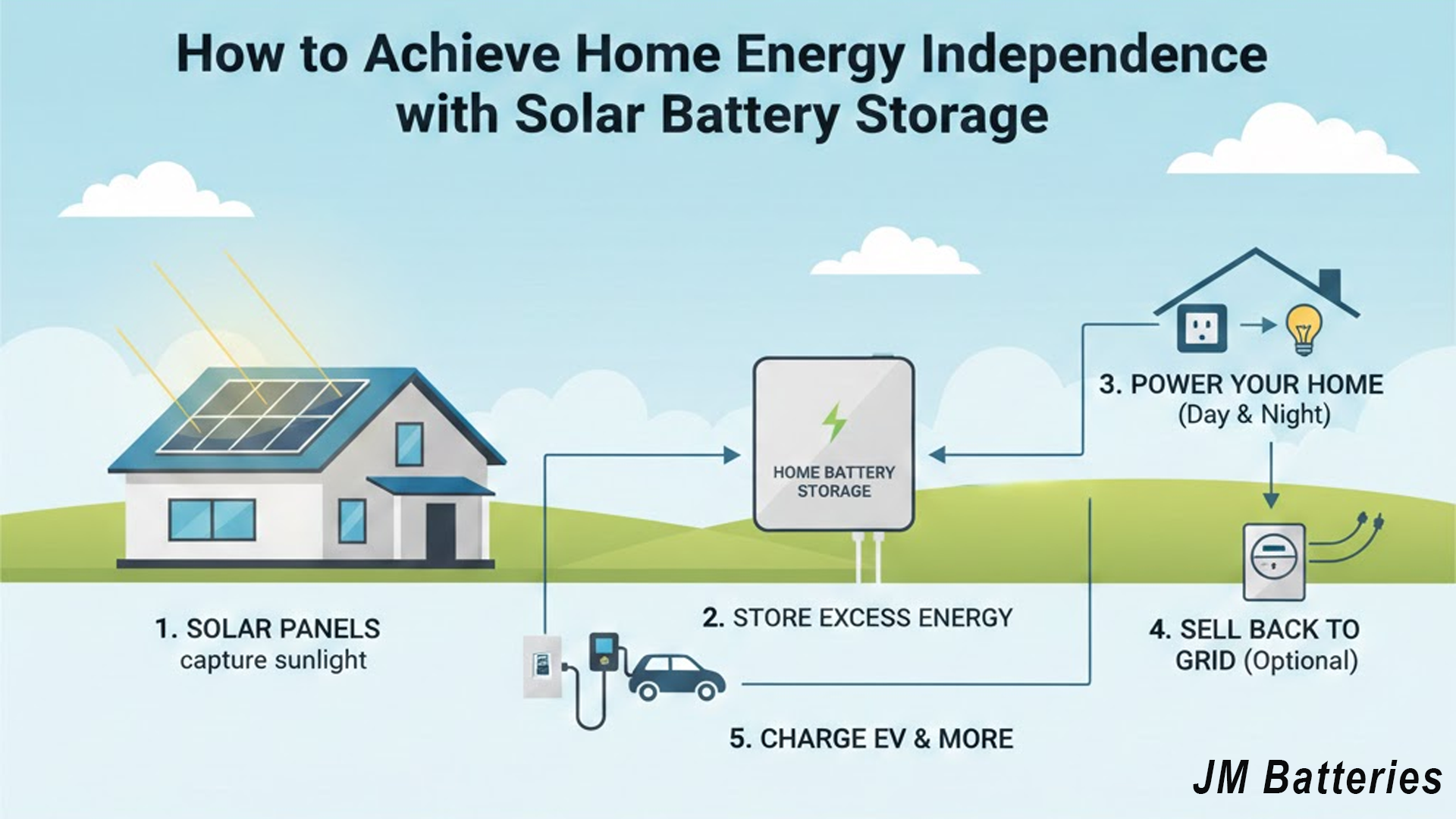 How to Achieve Home Energy Independence with Solar Battery Storage ...
