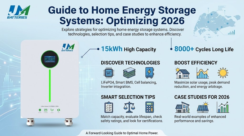 Guide to Home Energy Storage Systems: Optimizing 2026 – JMBatteries