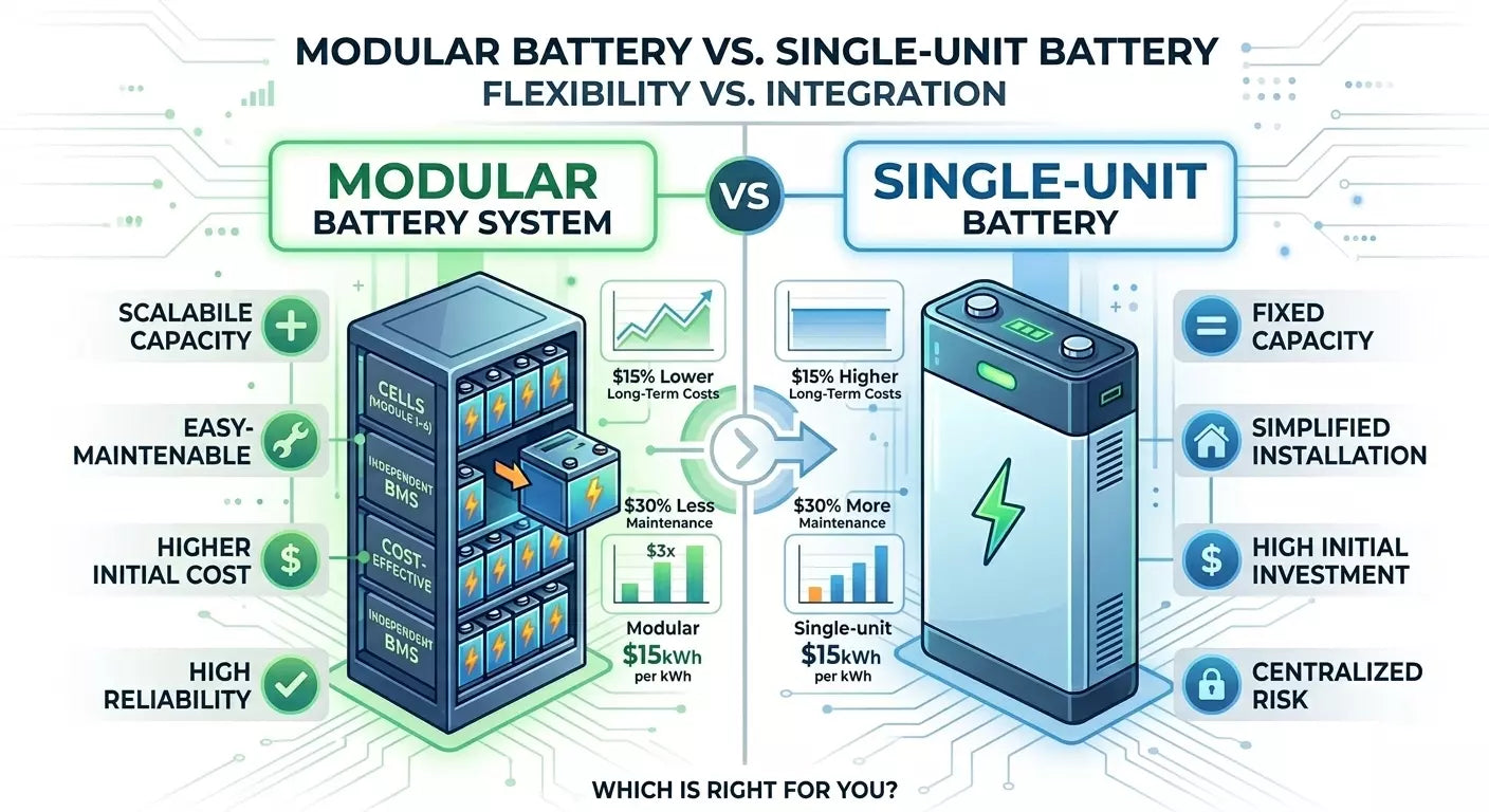Modular Battery vs Single Unit Battery Storage – JMBatteries