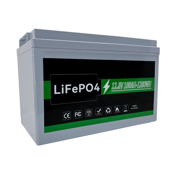 12.8V 100AH 150AH 200AH Custom Logo Lithium Ion Battery Solar Storage System LiFePO4 Battery