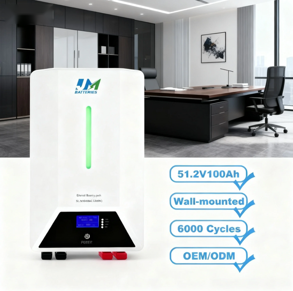 JM 48V 51.2V Powerwall Home Battery 100ah 200ah 15Kwh lifepo4 lithium battery JMBatteries