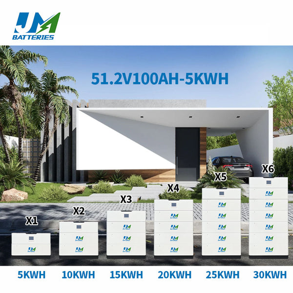 Stackable Lithium Iron Batteries 48V Stacked Lifepo4 Battery 10Kwh 15Kwh 20Kwh Solar Energy Storage Battery