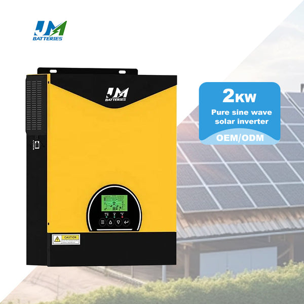 Jm High Quality Wholesale Pure Sine Wave 2kwh Inverter Solar Power Inverters 220V 50Hz Hybrid Solar Inverter JMBatteries