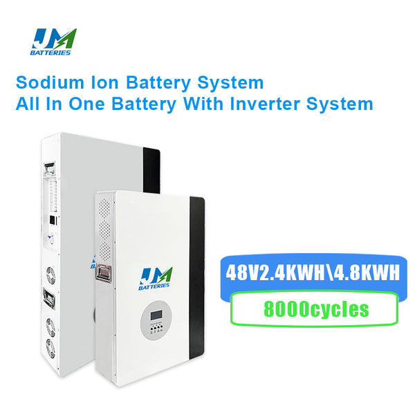 Wholesale 5kWh All-in-One Sodium Ion Battery Pack for Home Energy 48V 50AH 100AH Storage Solar System with Wall-mounted Battery