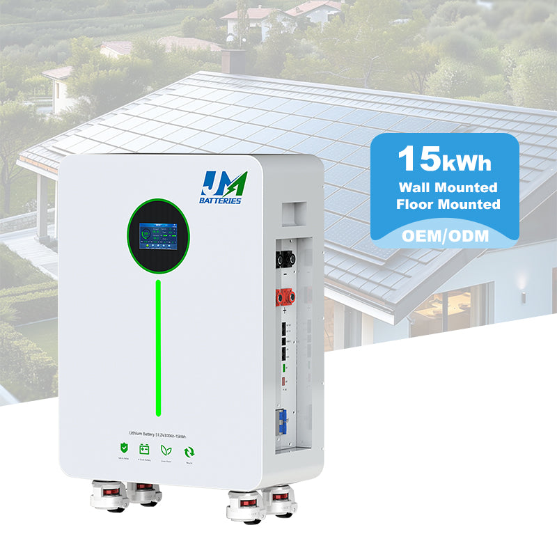 JM Home Solar Energy System with 48 Volt 15Kw Lithium Ion Battery