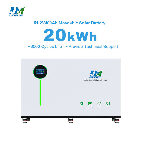 Jm New Style LED 48V 400ah Lithium Battery with Home Energy Storage JMBatteries