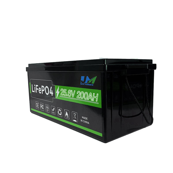 25.6V 200AH Lithium Ion Battery Portable Solar Power Battery