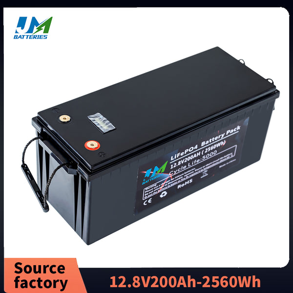 12.8V 200AH Lithium Iron Phosphate Battery Solar Power System Energy Storage Batteries