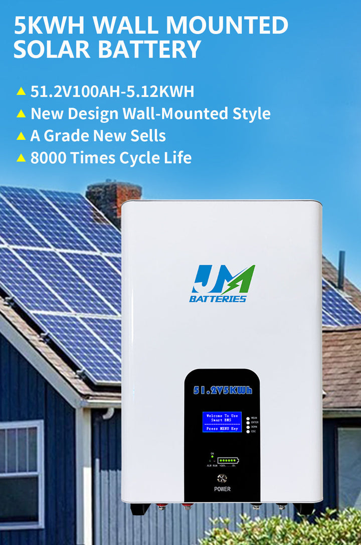 JM 48v 100ah lithium battery home lithium ion solar battery JMBatteries