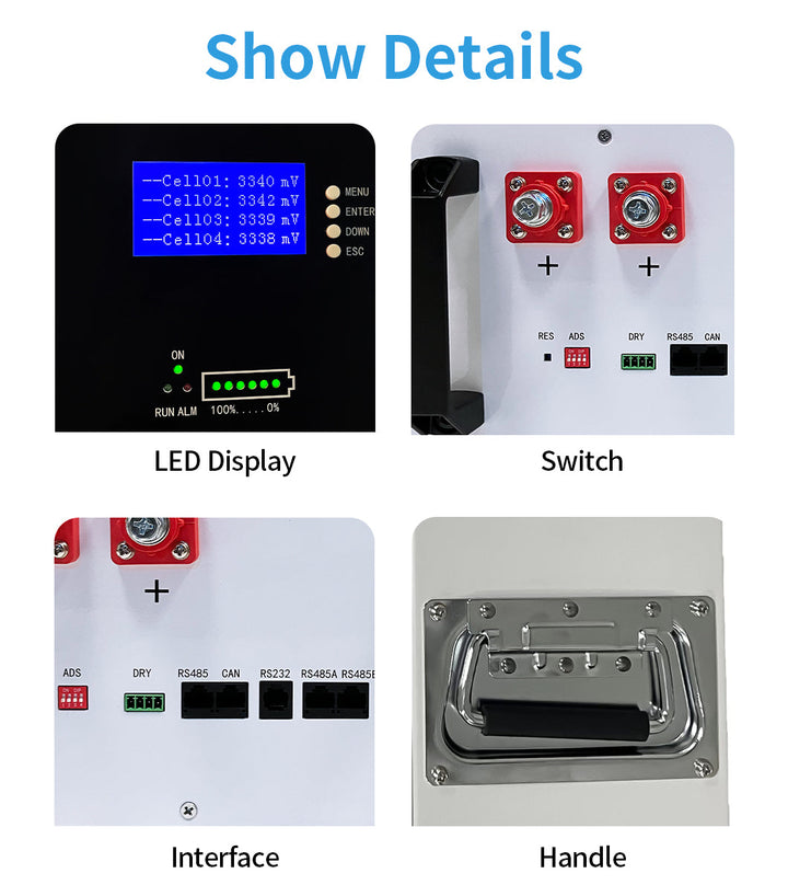 Jm Exported Good Quality 6000 Cycles Wall Mounted LiFePO4 Home Powerwall Battery 48V 51.2V 100ah 5kwh Power Wall for Household Energy Storage Lithium Battery JMBatteries