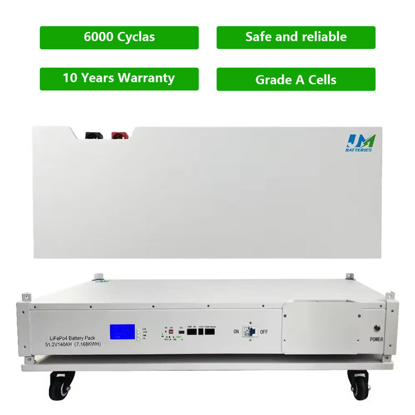 51.2V 140AH Solar Energy Storage System Battery for Homes