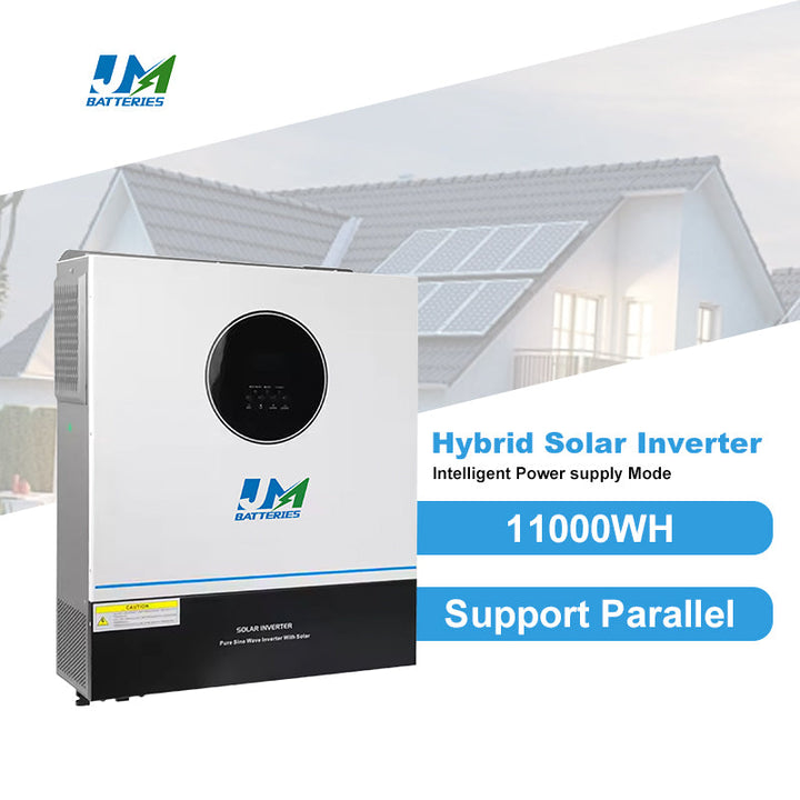 Jm Professional Design11kwh 220V 50Hz Pure Sine Wave Solar Power Inverter for Home Grid -Connected Inverter Solar Panels Portable Inverter WiFi JMBatteries
