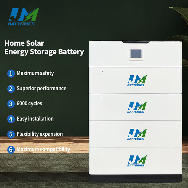 All In One 51.2V 100AH 200AH 300AH Home Solar Power System Power Station Lithium Battery