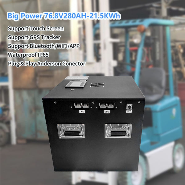 76.8V 280ah Forklift Battery Lithium Deep Cycle Energy Storage Battery