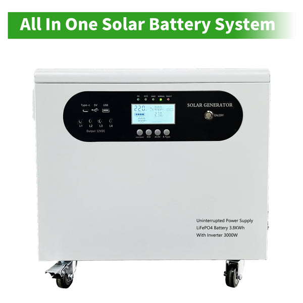 25.6V 100Ah 150Ah Home Solar Battery Pack Energy Storage All in One Battery