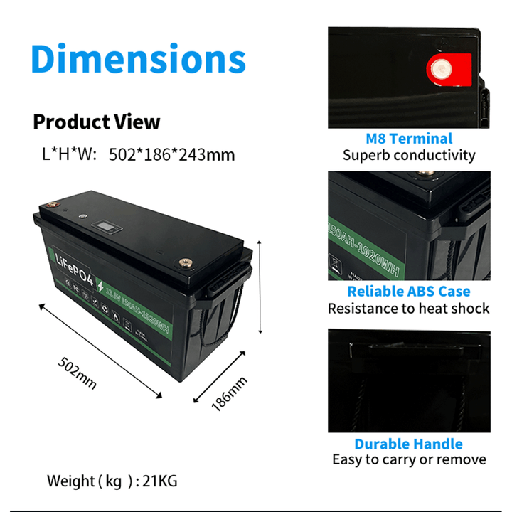 JM 12v 150Ah Lithium battery price 12v 150AH battery JMBatteries