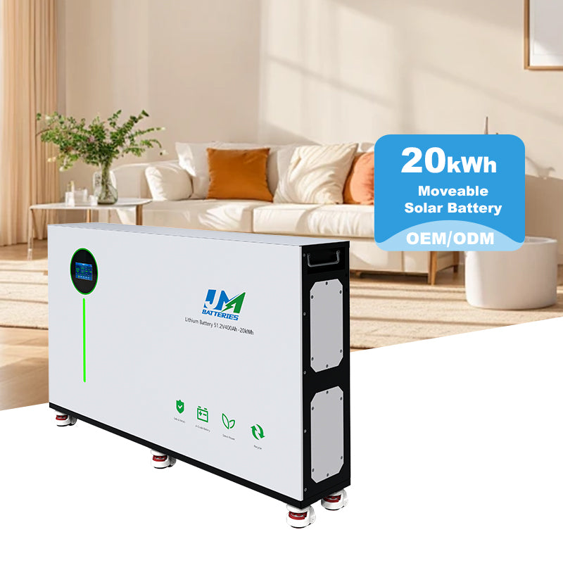 Jm 20kwh Solar Battery LiFePO4 51.2V 400ah for Home Energy Storage