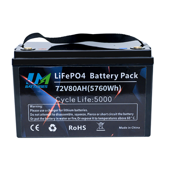 72V 80ah Electric Bicycle Energy Storage Lithium Ion Batteries