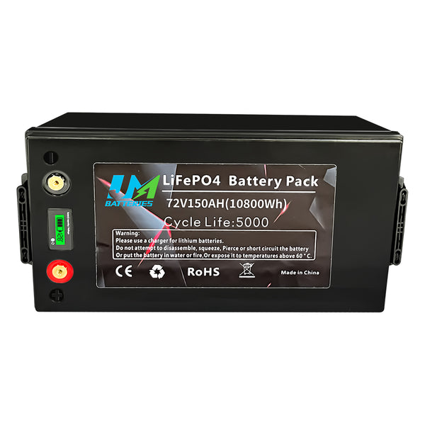 72V 150ah Lithium Ion Battery Solar Storage System LiFePO4 Battery