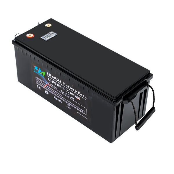 12.8V 180AH Rechargeable Storage Battery Pack Power Energy Storage System LiFePO4 Battery